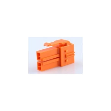 Molex 6.5mm WTB Recpt Hse PBTP Orange 2Ckt 151049-2200